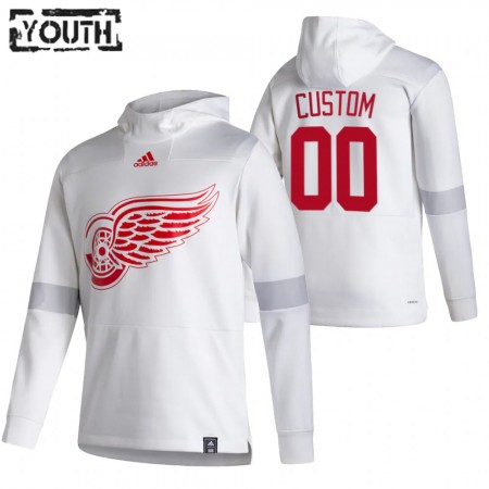 Kinder Eishockey Detroit Red Wings Custom 2020-21 Reverse Retro Pullover Hooded Sweatshirt
